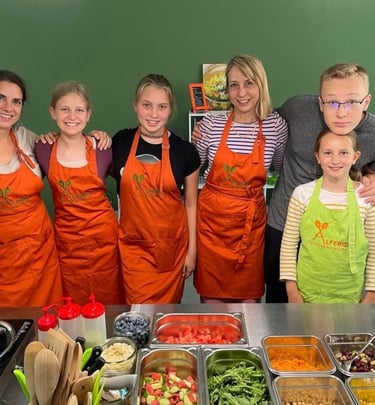 Alferis Balancebistro Gruppe beim kochen